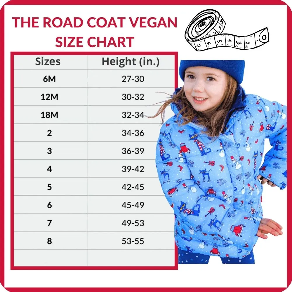 The Road Coat Vegan - Pete The Cat