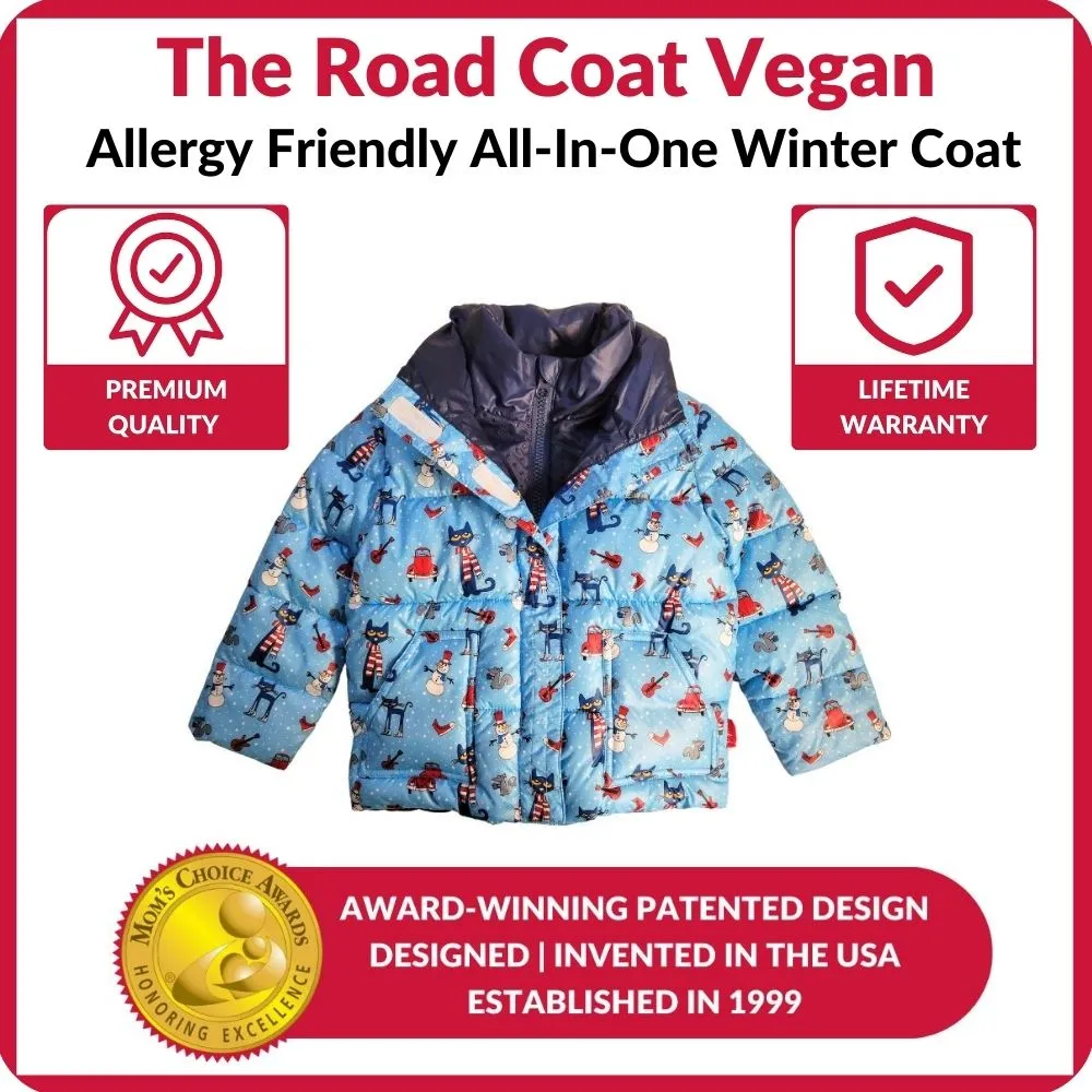 The Road Coat Vegan - Pete The Cat