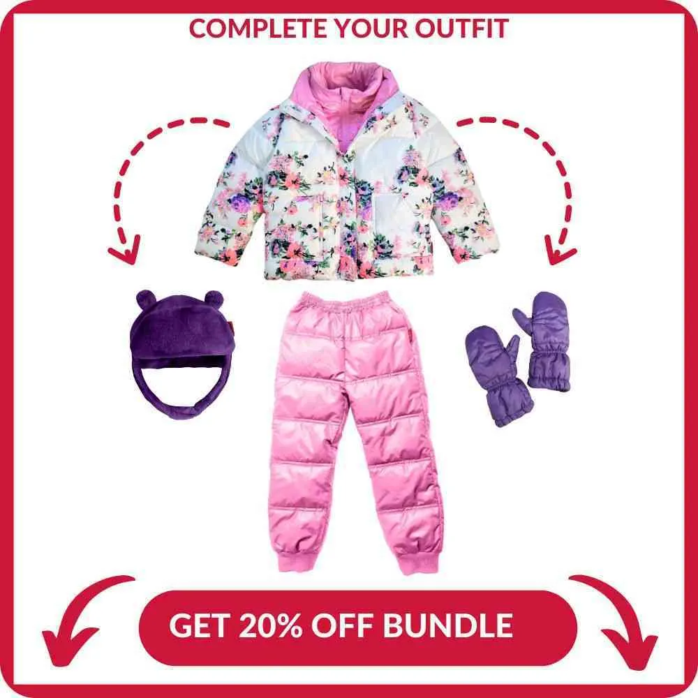 The Road Coat Vegan - Pink Flower