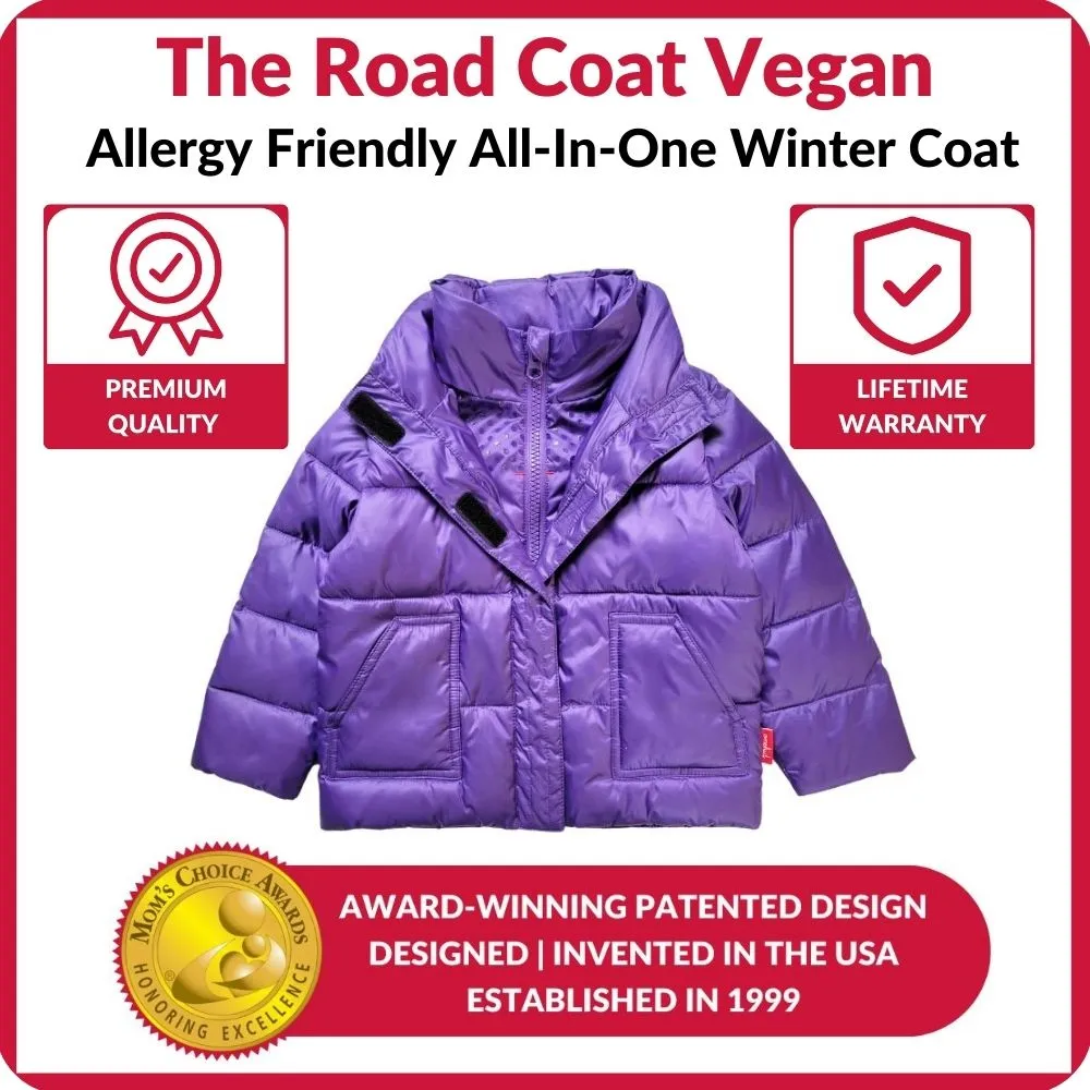 The Road Coat Vegan - Purple