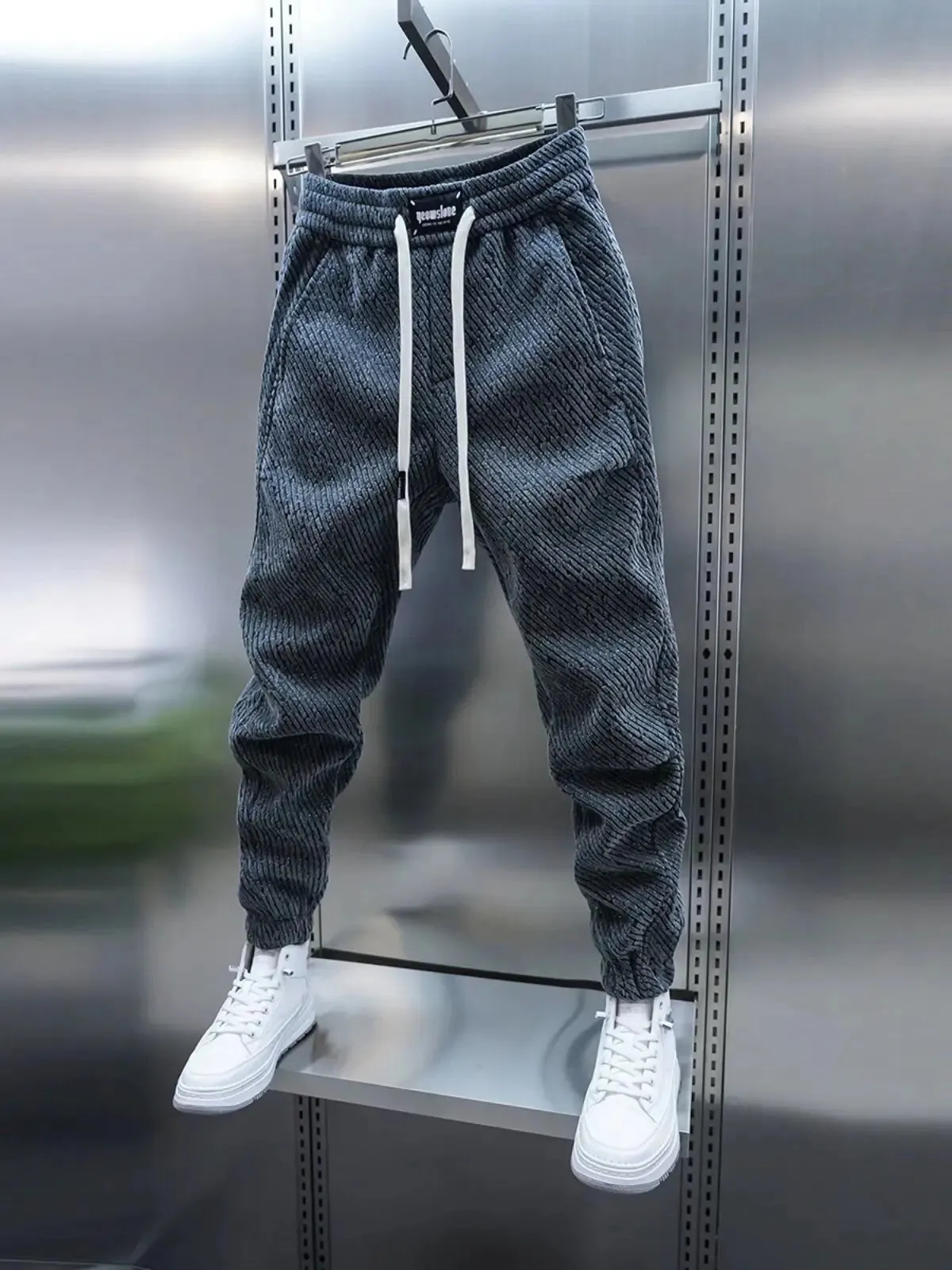 Theo James | Casual Patterned Pants