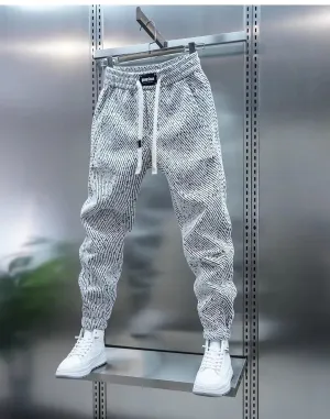 Theo James | Casual Patterned Pants