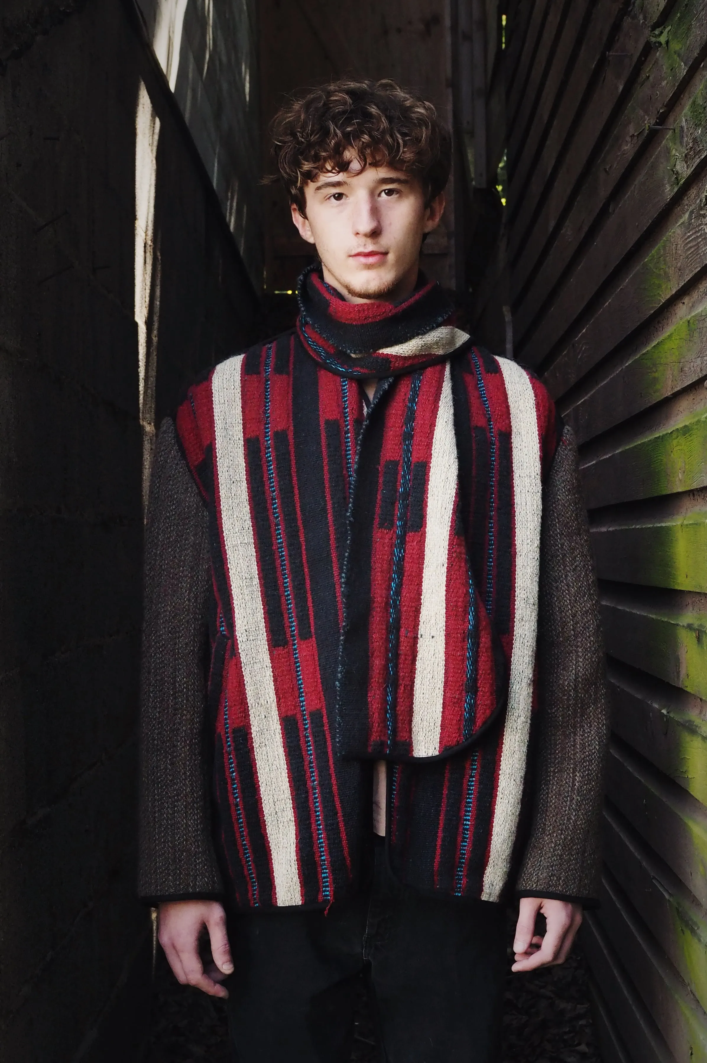 thistle hill weavers striped jacket