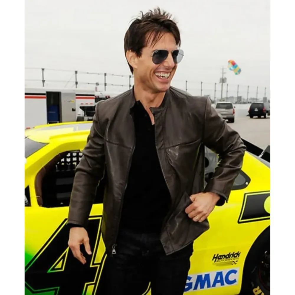Tom Cruise Leather Jacket Brown Leather Jacket For Men