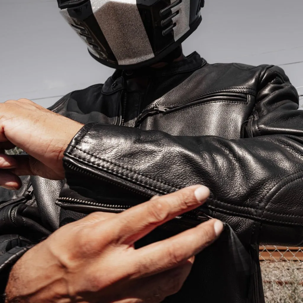 Top Performer Men's Motorcycle Leather Jacket - Extreme Biker Leather