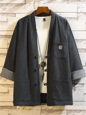 Traditional Chinese Style Denim Jackets