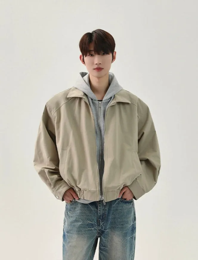 Two-Piece Hooded Zipper Jacket