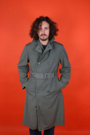US Army Double Breasted Trench Coat 60s