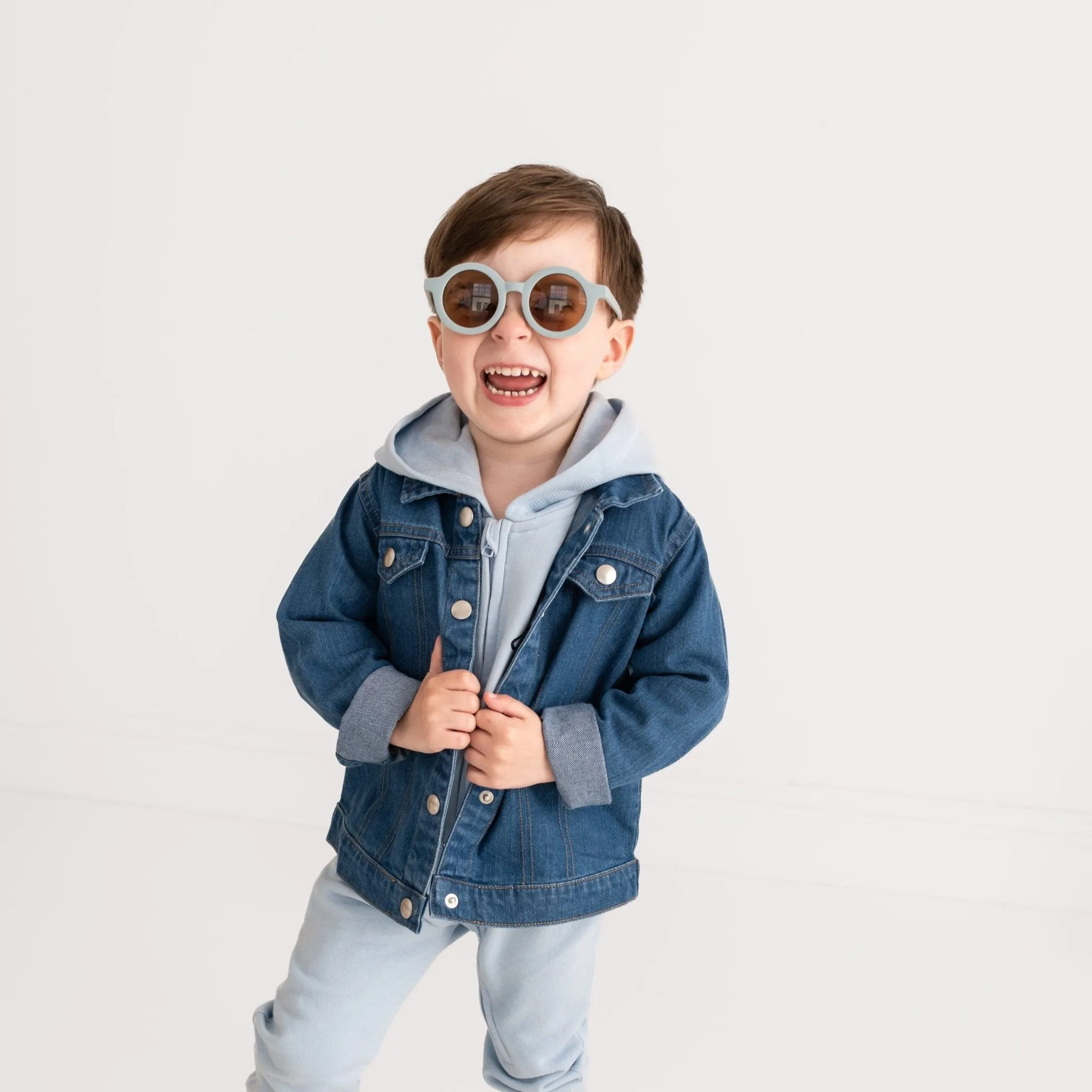 Varsity Initial Denim Jacket