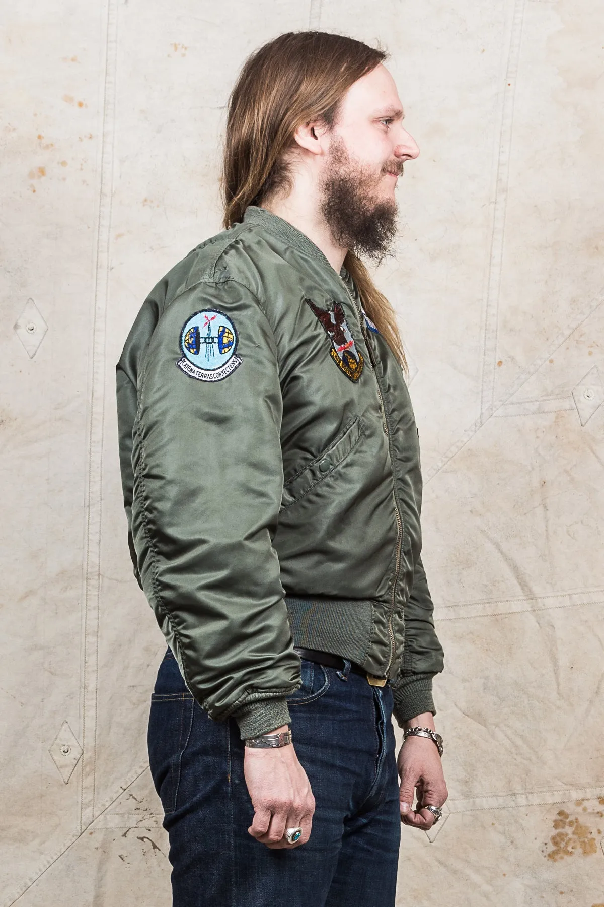 Vintage 1968 USAF L-2B Flight Jacket Large