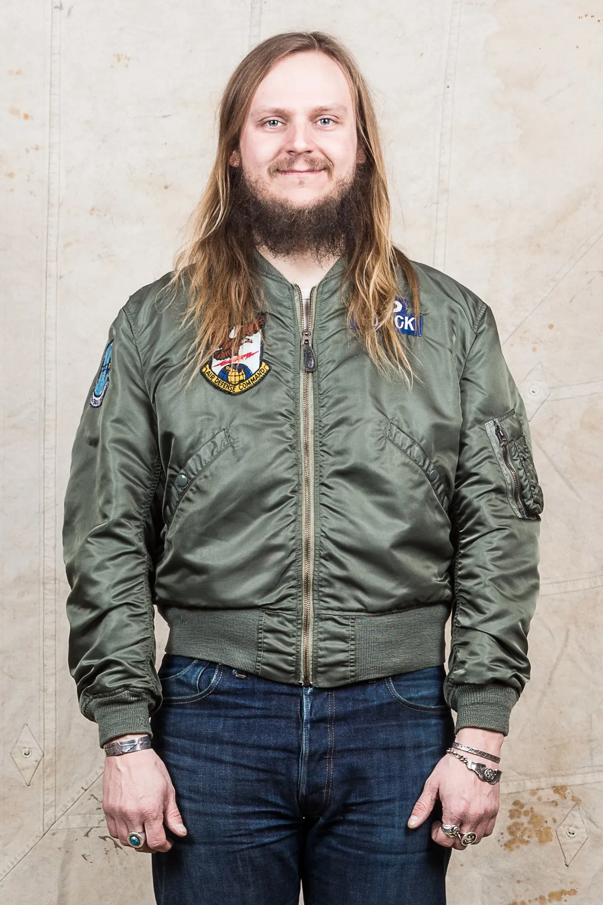Vintage 1968 USAF L-2B Flight Jacket Large