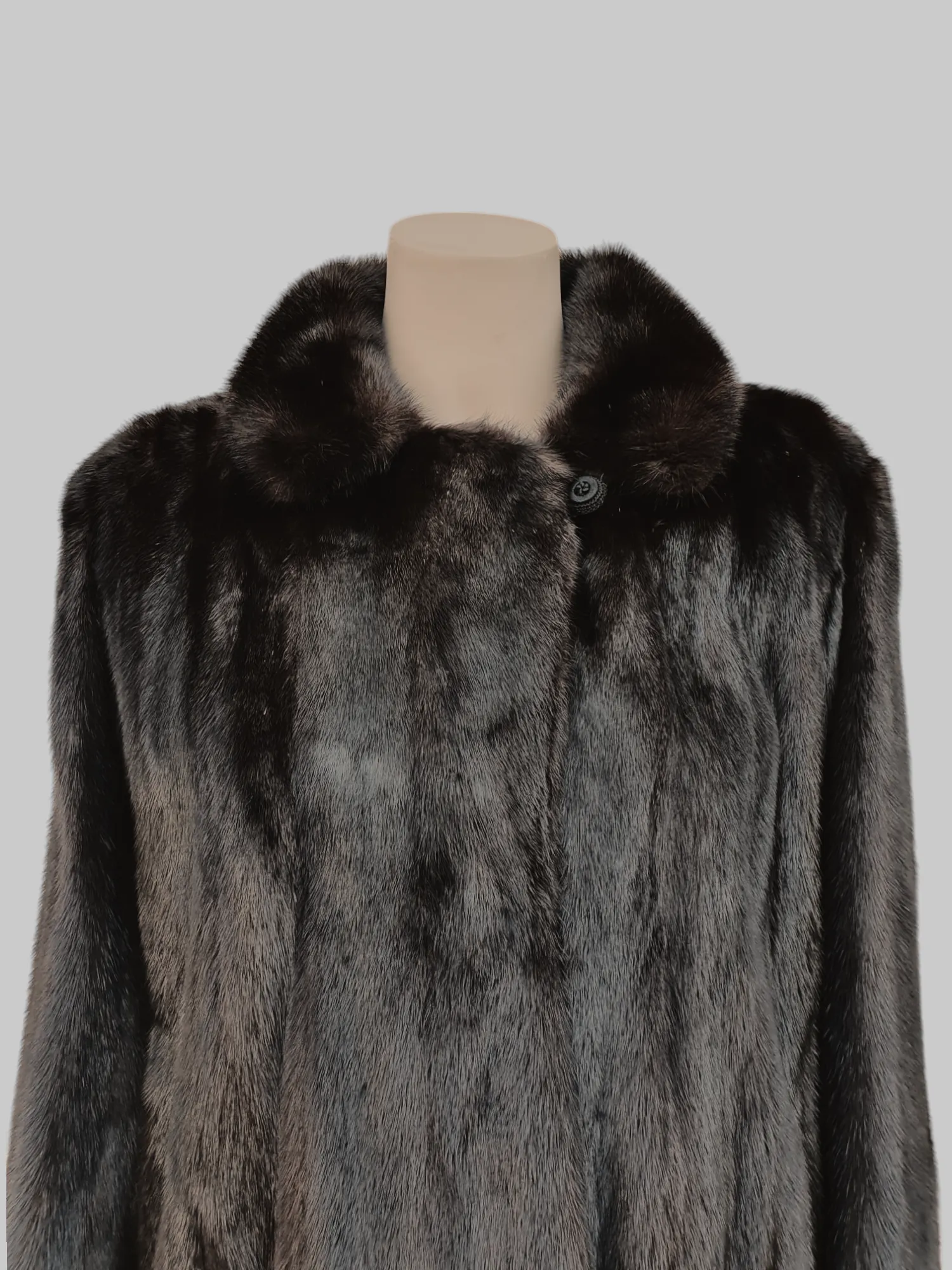 Vintage Dark Mink Coat -Large