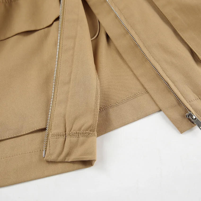 Vintage Khaki Trench Coat