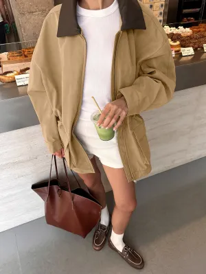 Vintage Khaki Trench Coat