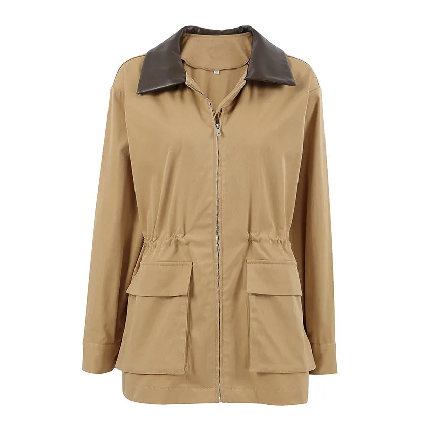 Vintage Khaki Trench Coat