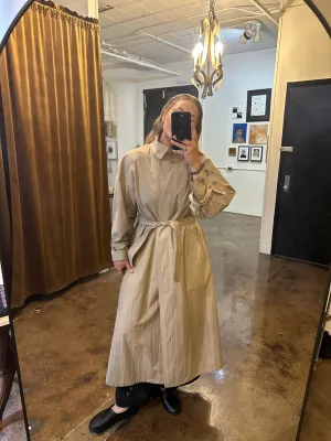 Vintage Lightweight Tan Trench