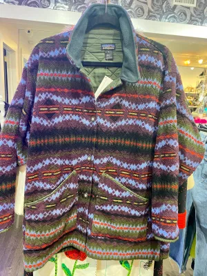 Vintage: Patagonia Pattern Button Down Collared Fleece