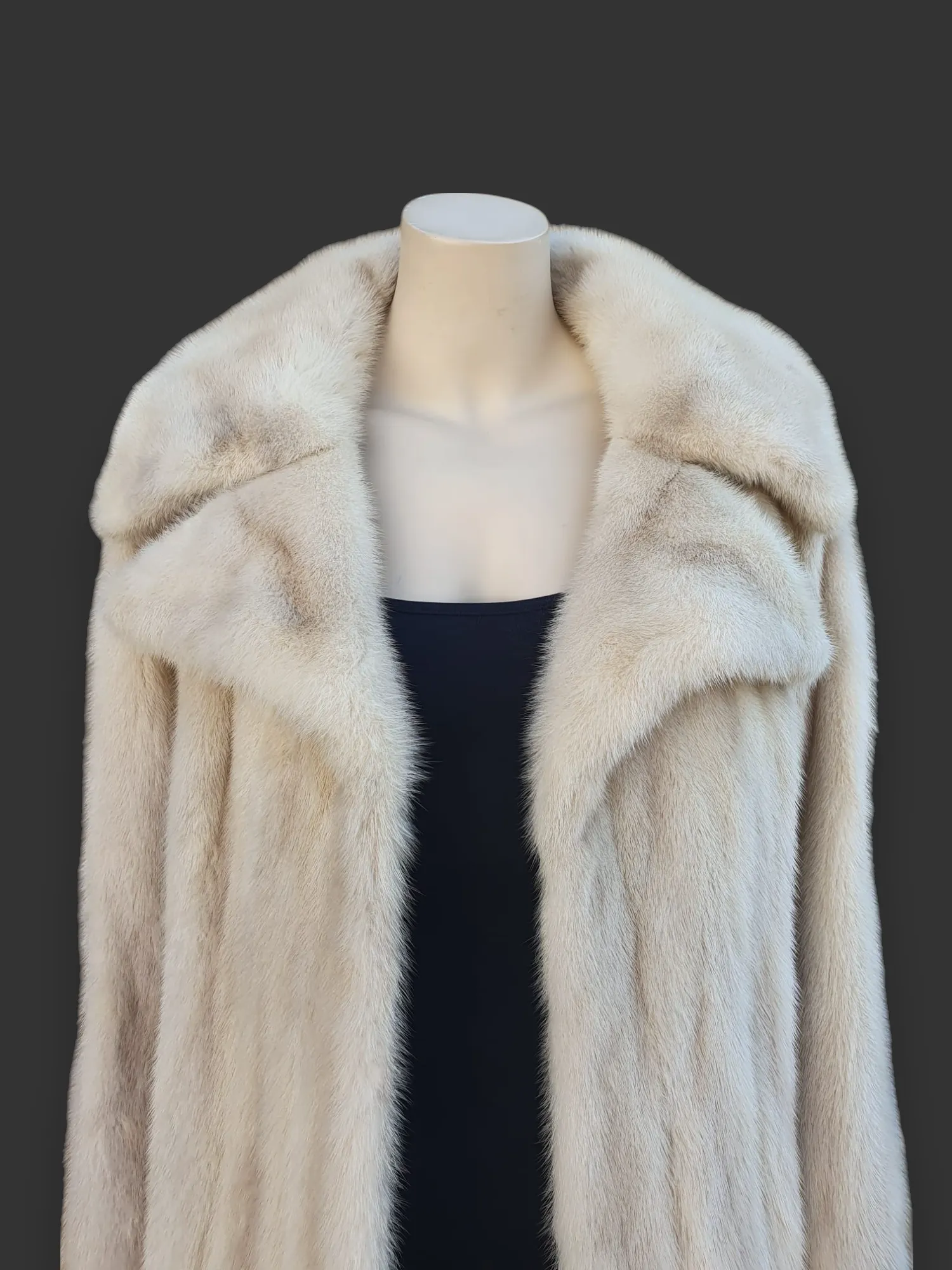 Vintage Tourmaline Mink Coat -Small