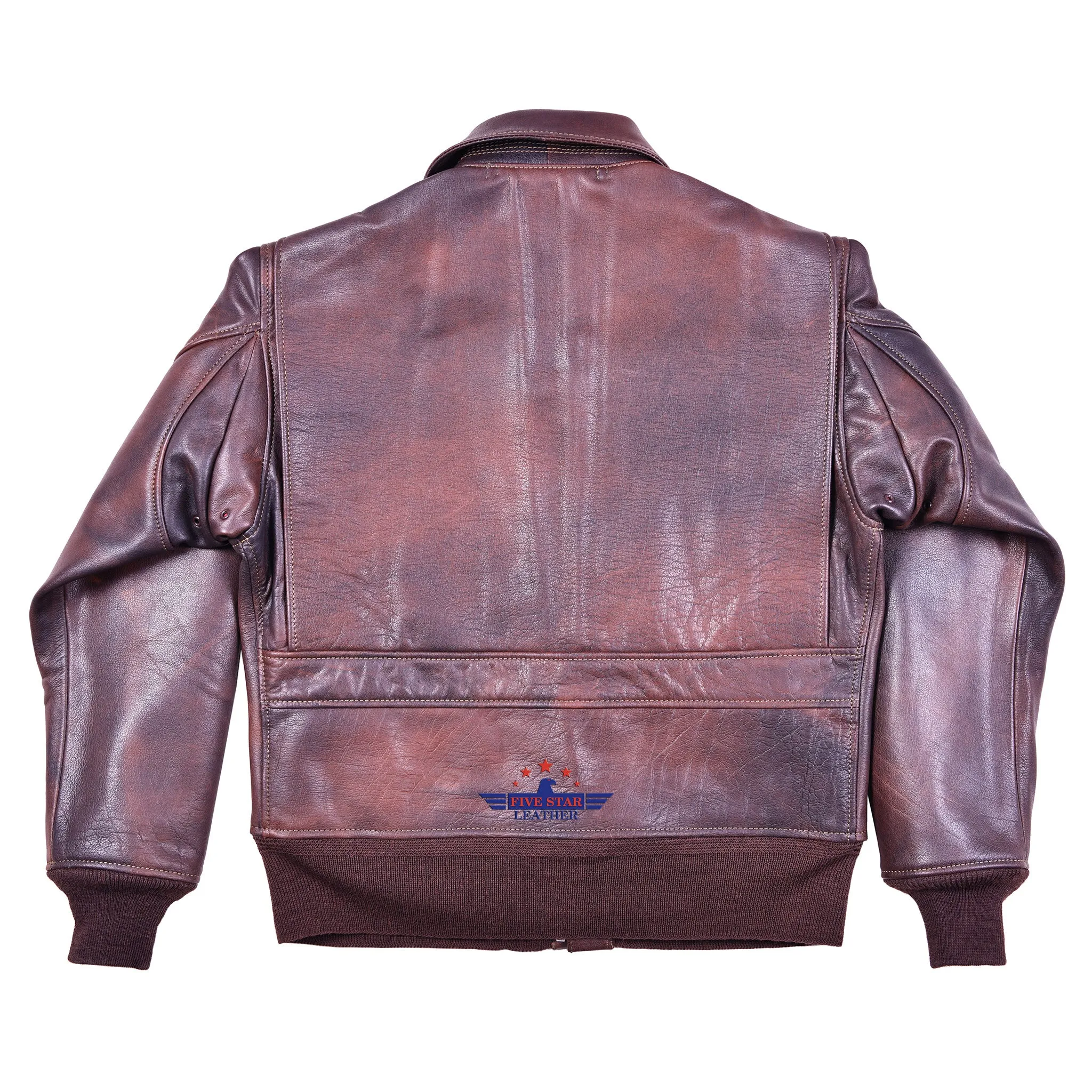 Vintage WWII ANJ-3 Army and Navy Real Leather Flight Jacket