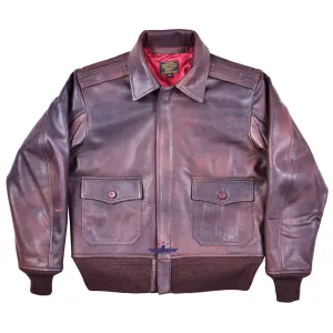 Vintage WWII ANJ-3 Army and Navy Real Leather Flight Jacket