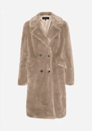 VMJaelly Long Faux Fur Coat