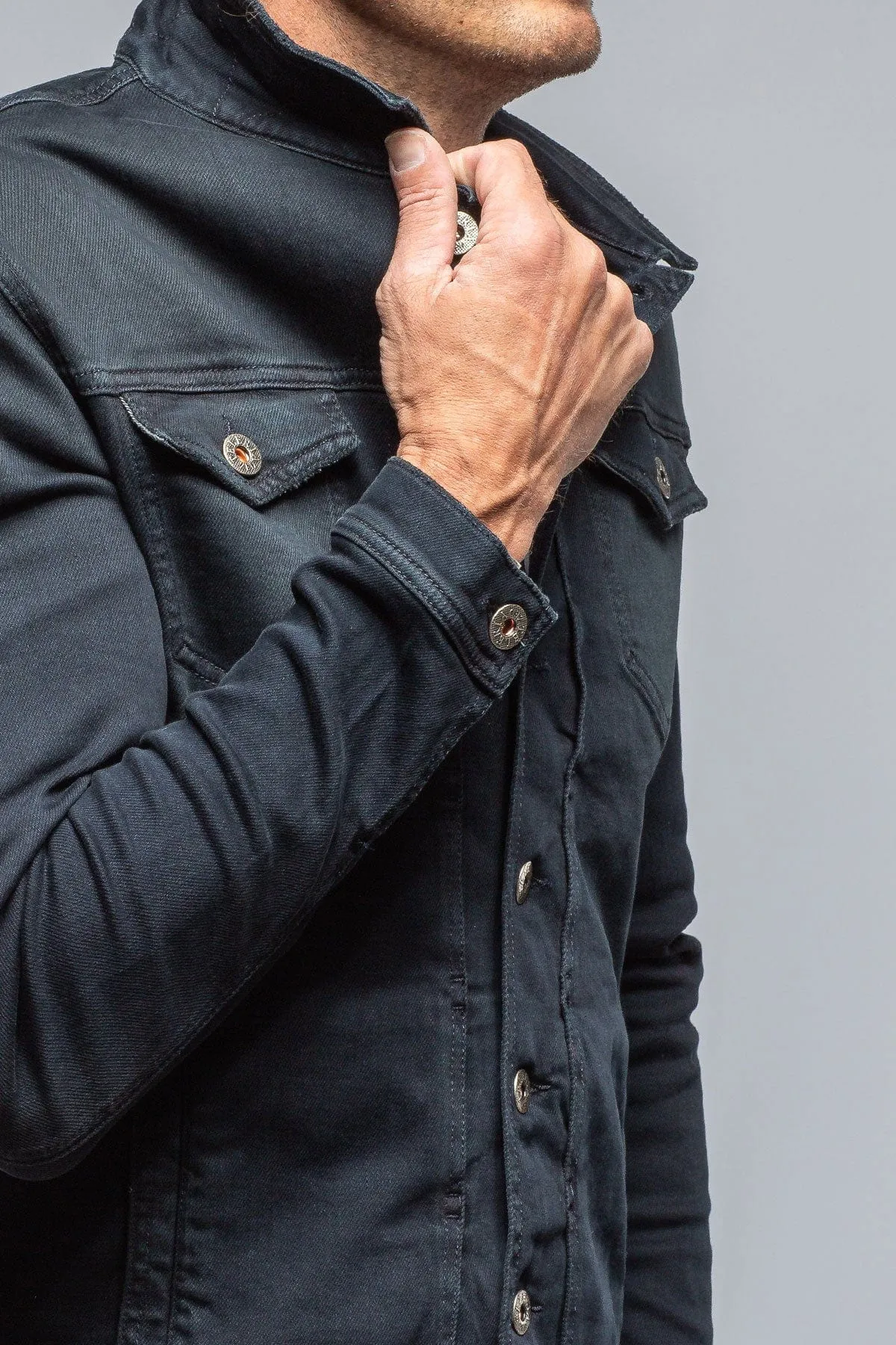 Walker Jean Jacket In Nero