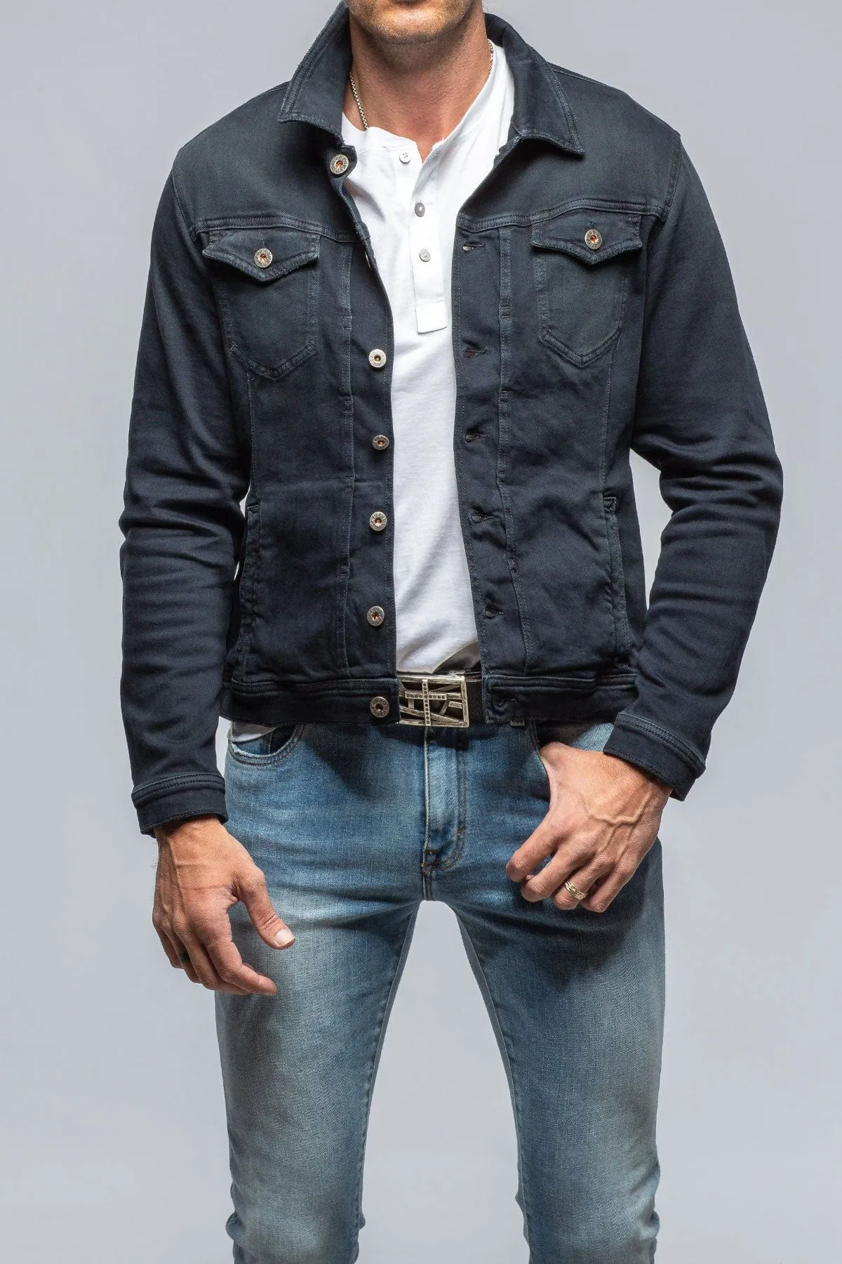 Walker Jean Jacket In Nero