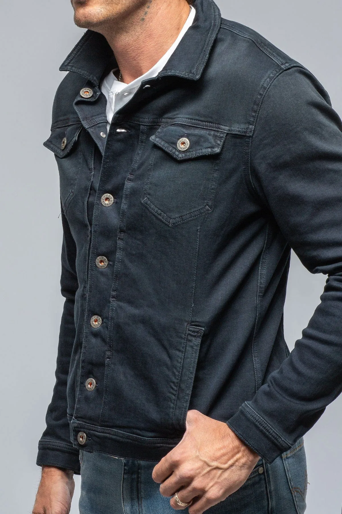 Walker Jean Jacket In Nero