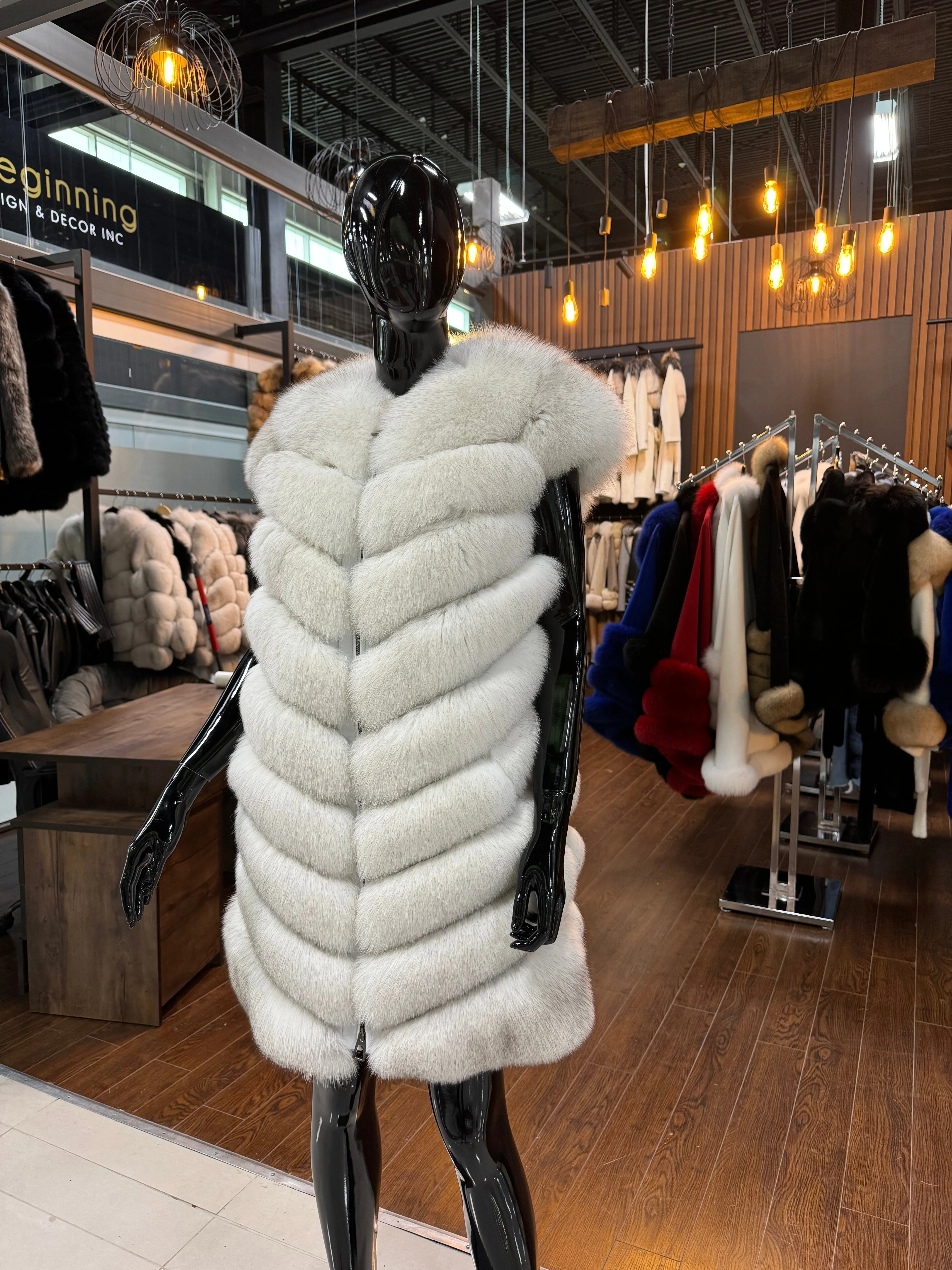 WHITE FOX FUR WEST-SKU 1024