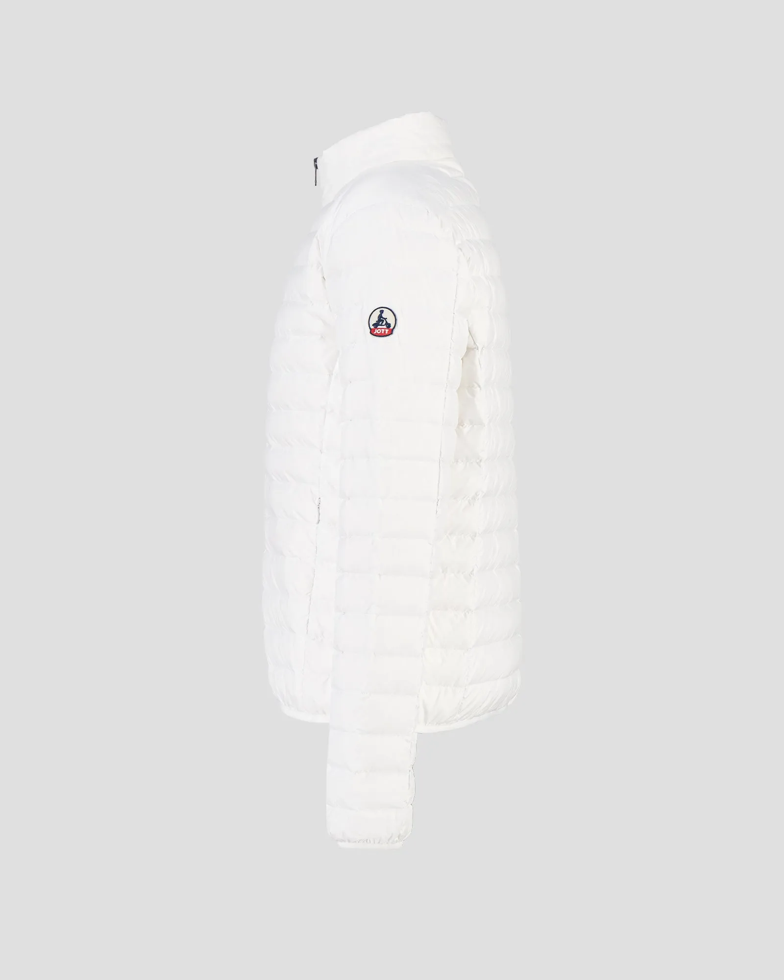 White Lightweight down jacket Mat