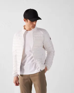 White Lightweight down jacket Mat