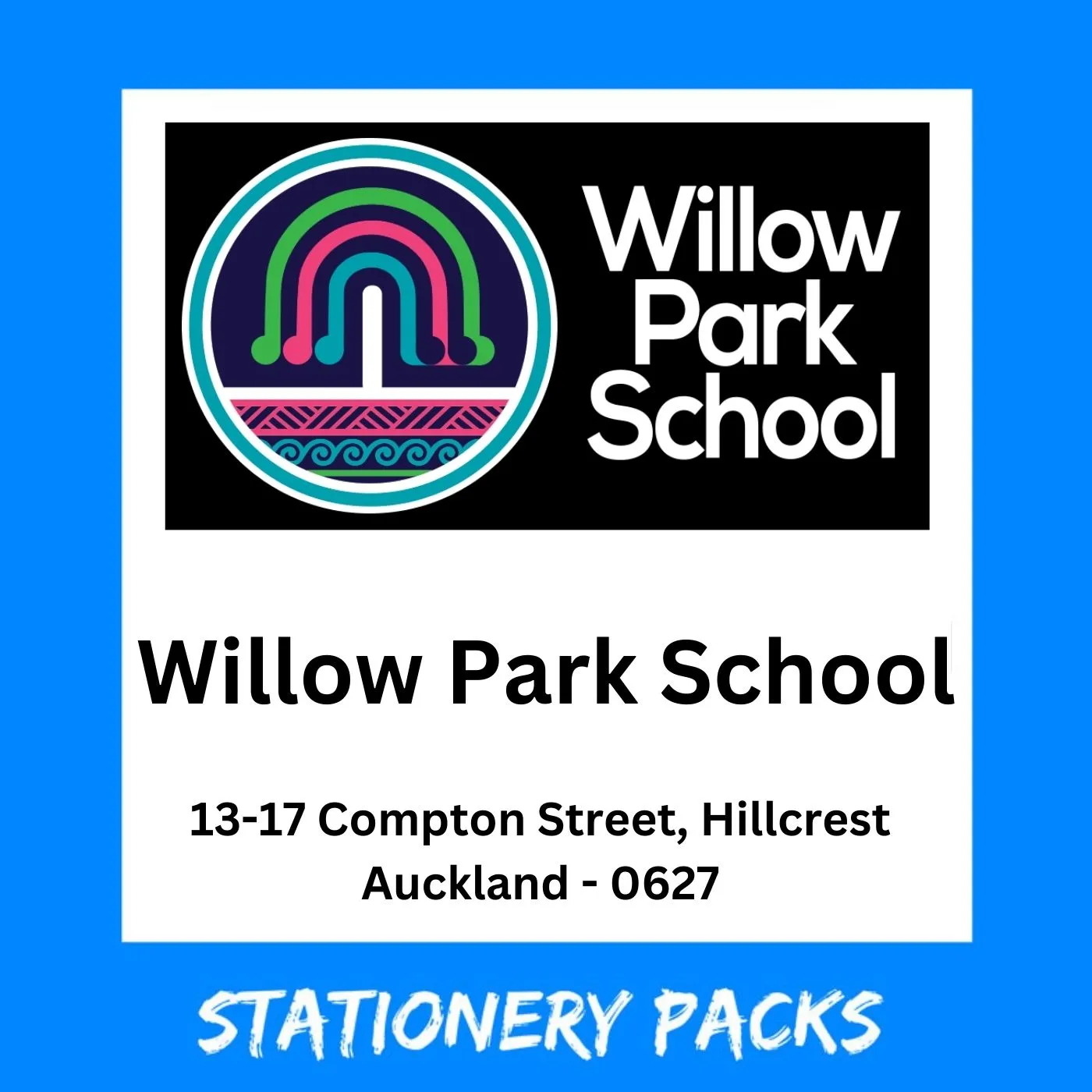 Willow Park School Stationery Pack 2025 Year 2