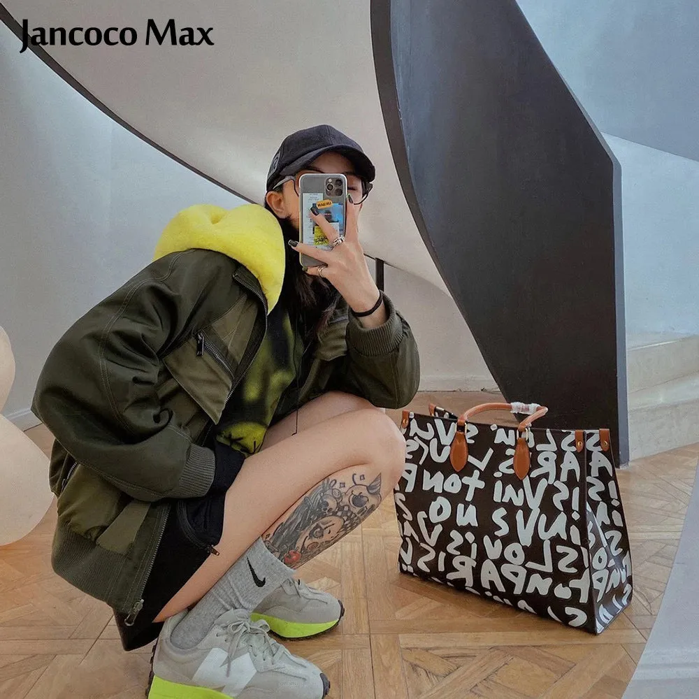 Winter Fashion Waterproof Double Face Fur Jackets Real Rex Rabbit Fur Warm Coats