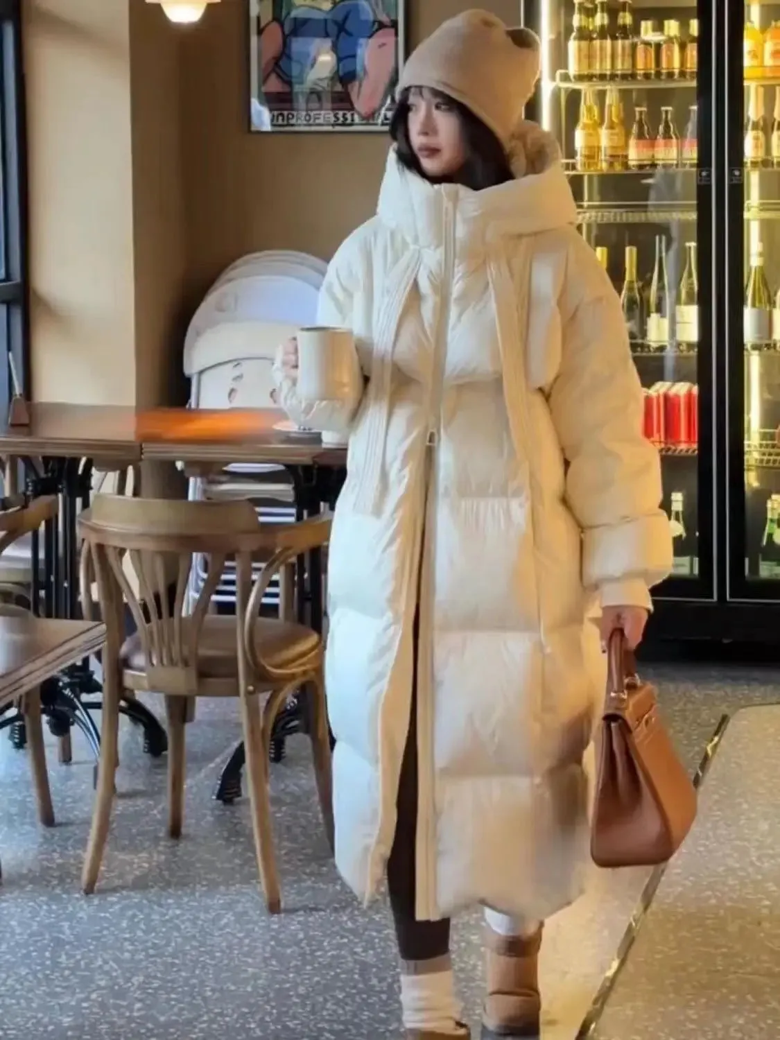 Winter Hooded Stand Collar Warm Coats