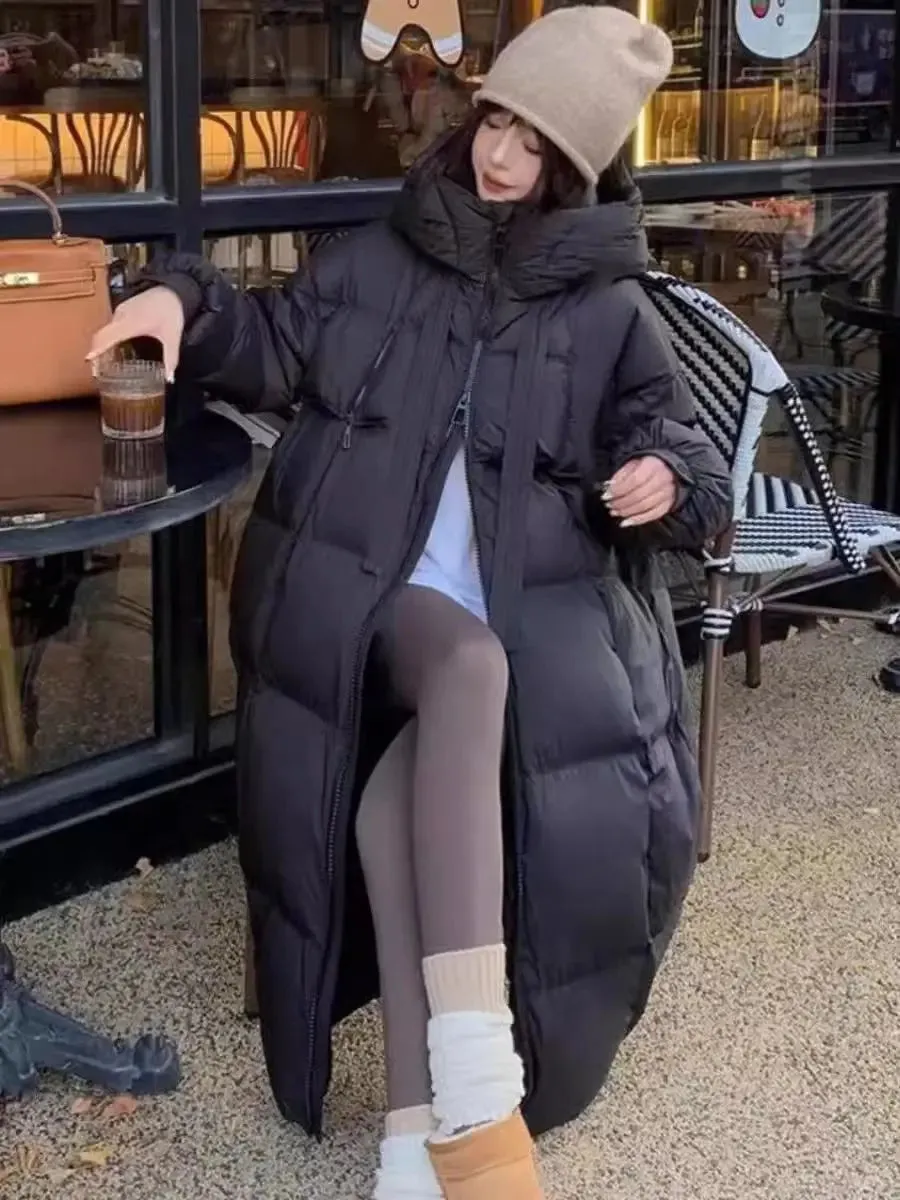 Winter Hooded Stand Collar Warm Coats