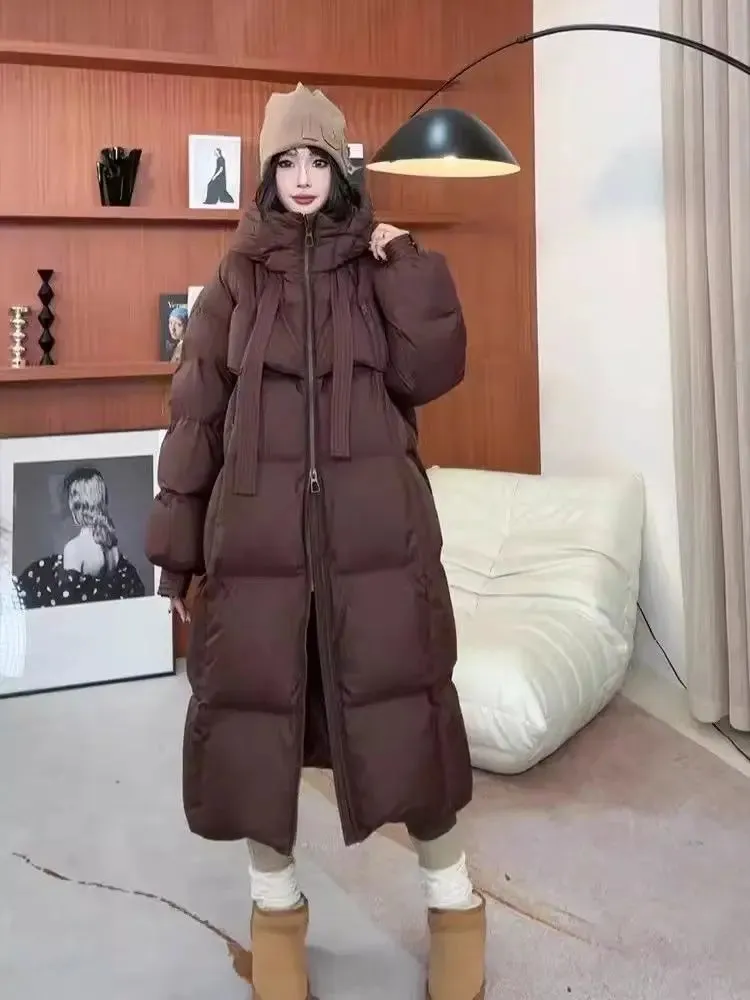 Winter Hooded Stand Collar Warm Coats