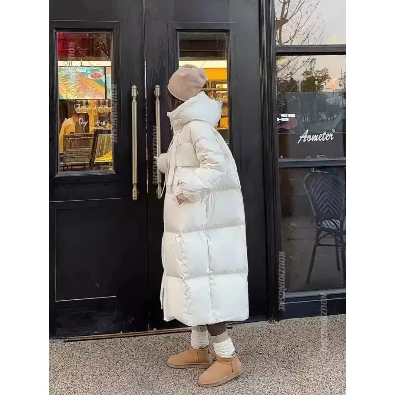 Winter Hooded Stand Collar Warm Coats