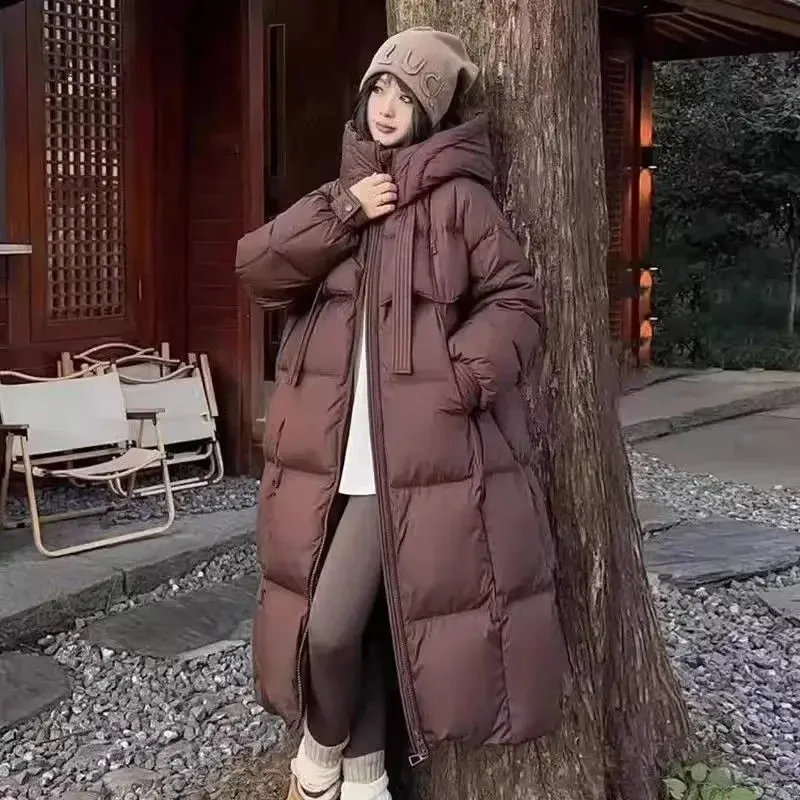 Winter Hooded Stand Collar Warm Coats