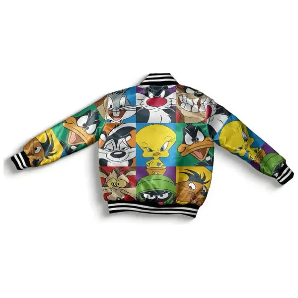 Women Looney Collage Bomber