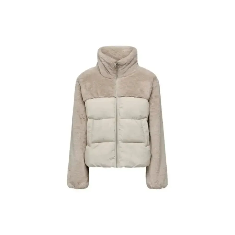 Women's Black Turtleneck Jacket with Front Pockets