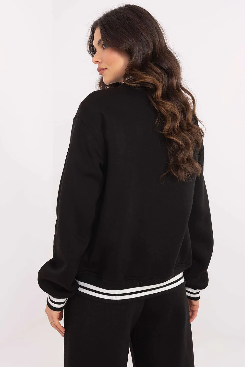 Women's Casual Bomber Jacket with Stylish Accents