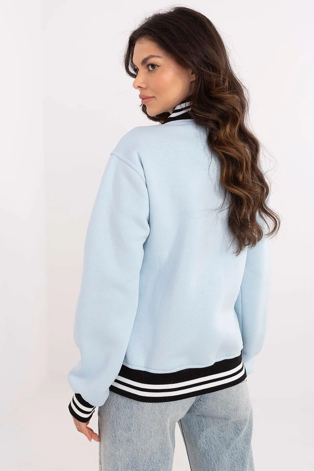 Women's Casual Bomber Jacket with Stylish Accents