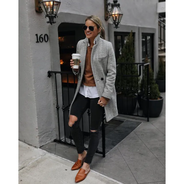 Women's Casual Trench Coat..