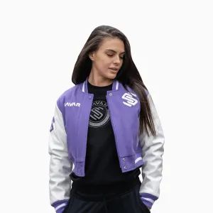 Women's Circle Wool Varsity Jacket