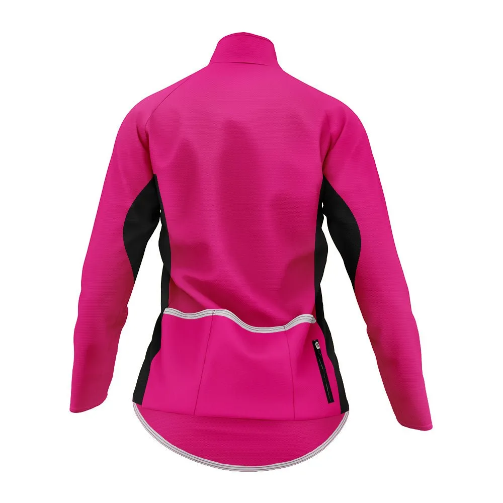 Womens Hi Vis Pink Tor Winter Cycling Jacket