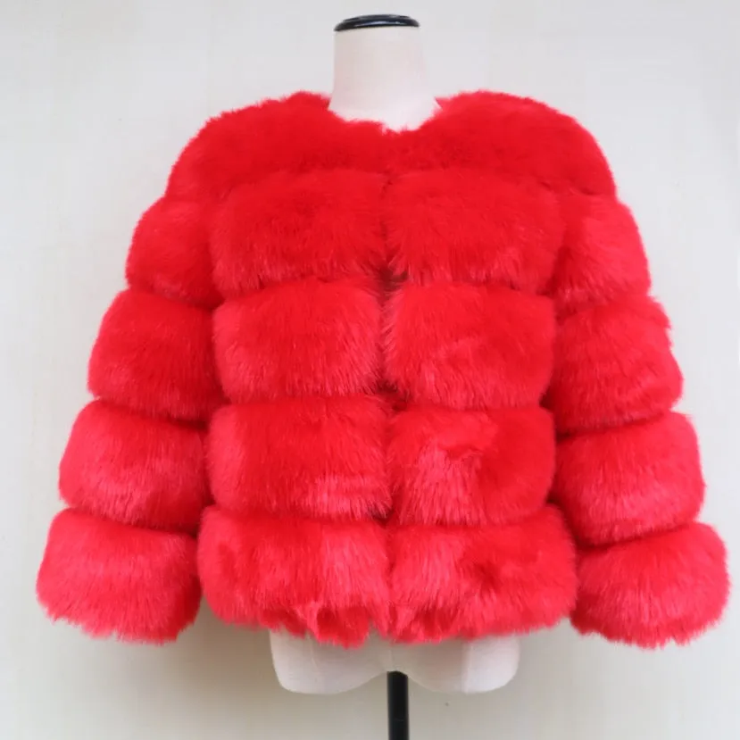Women's New Fashion Faux Fur Winter Coat