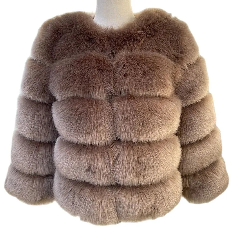 Women's New Fashion Faux Fur Winter Coat