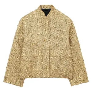 Women's Oversized Sequin Party Jacket | Lightweight