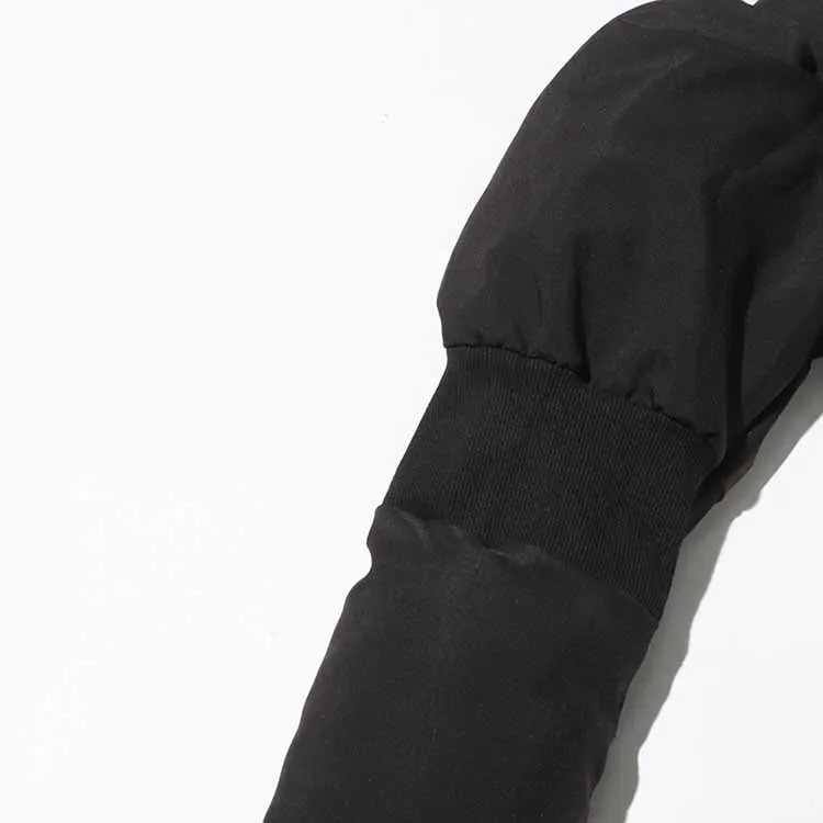 Women's Puff-Sleeve Cropped Padded Jacket Cotton Coat