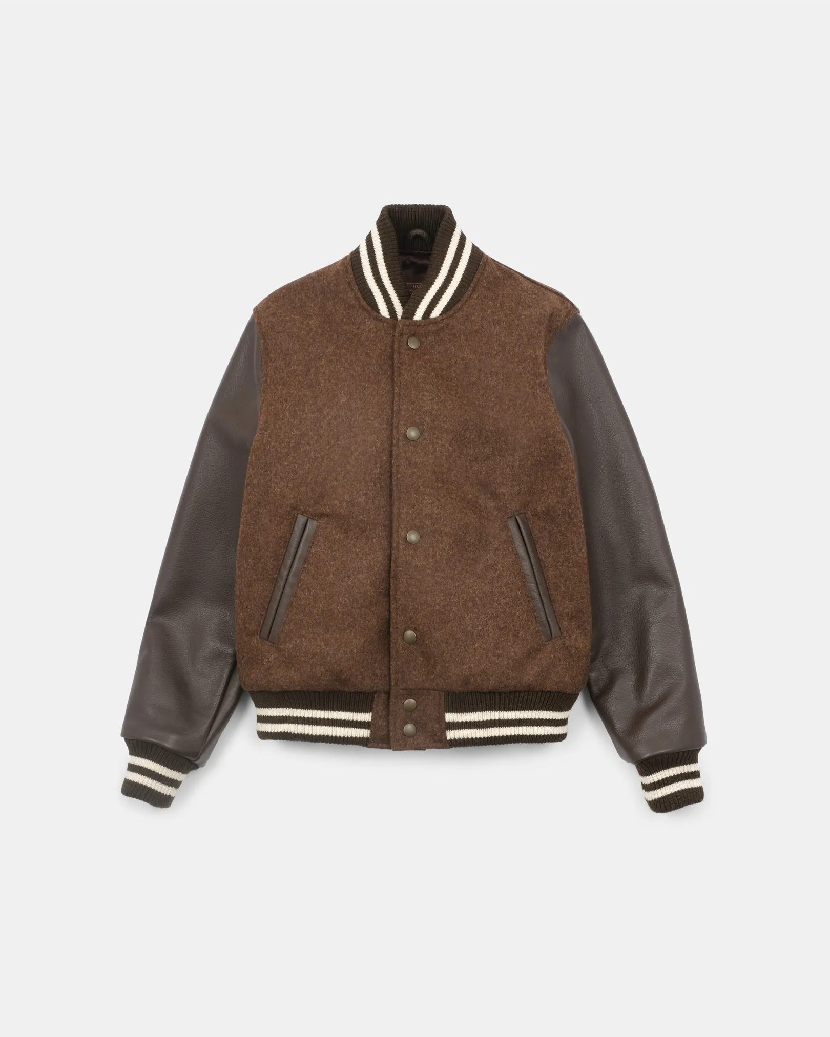 Women's Varsity Jacket - Medium Brown Mix